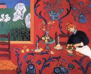 Henri Matisse Red Harmony oil painting artist